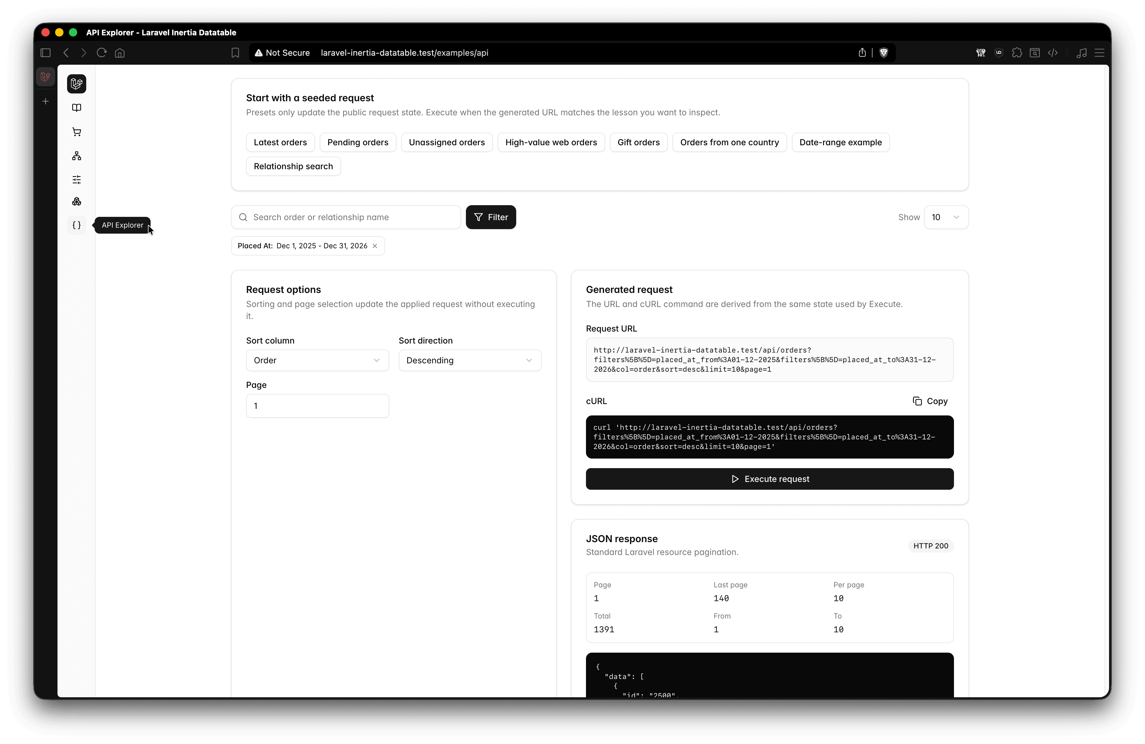 API Explorer